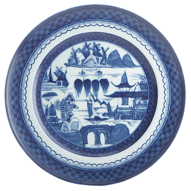 Blue Canton Dinner Plate