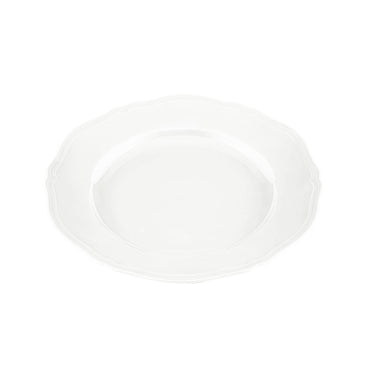 Antico Doccia Flat Plate by Ginori 1735 Fine White Porcelain