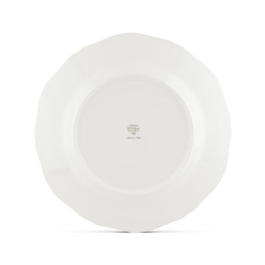 Antico Doccia Flat Plate by Ginori 1735 Fine White Porcelain