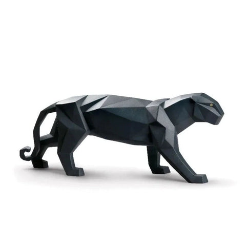 Panther Figurine, Matte Finish