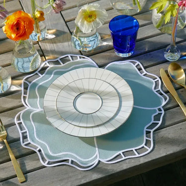 Eclipse Faux Leather Placemats, Set of 2