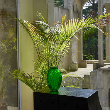 Plumes Vase, Green