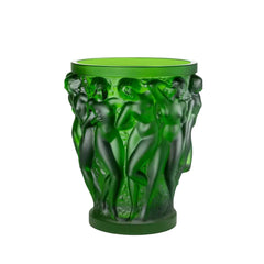 Bacchantes Vase, Green Amazon