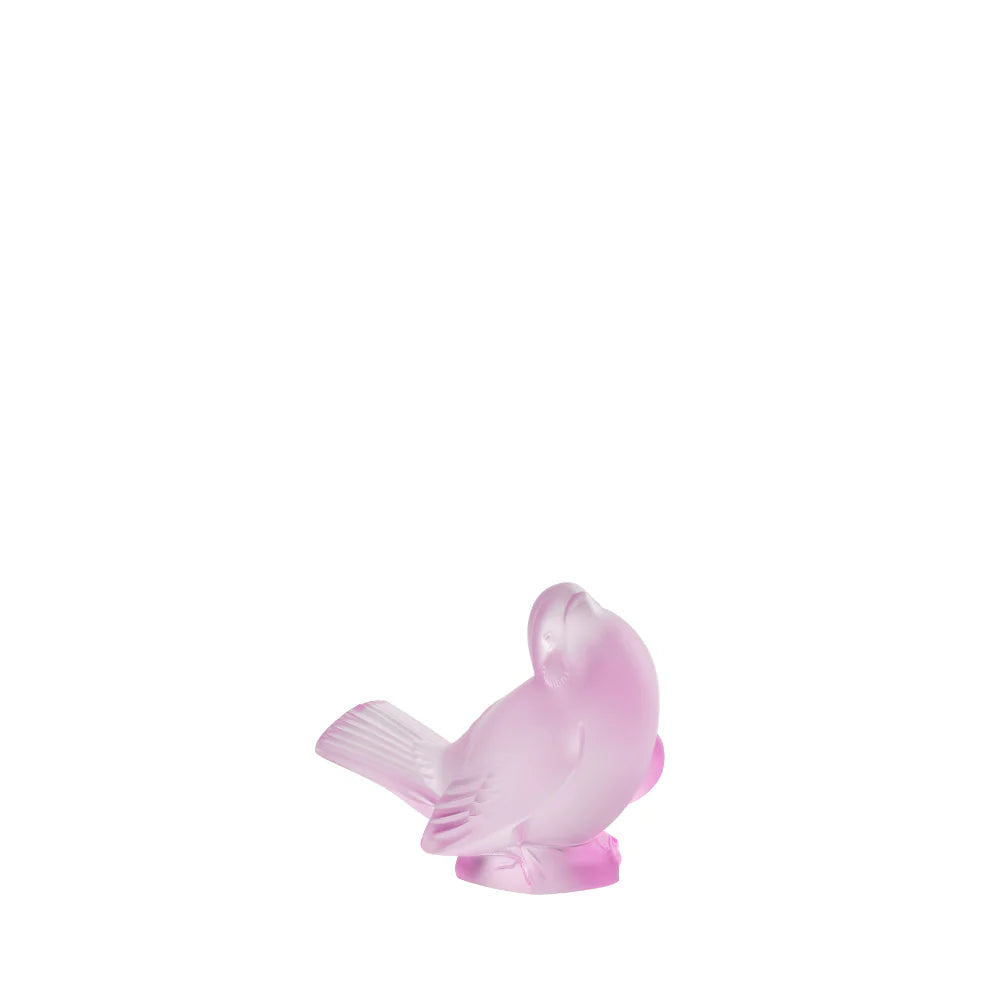 Sparrow Sculpture, Pink Luster