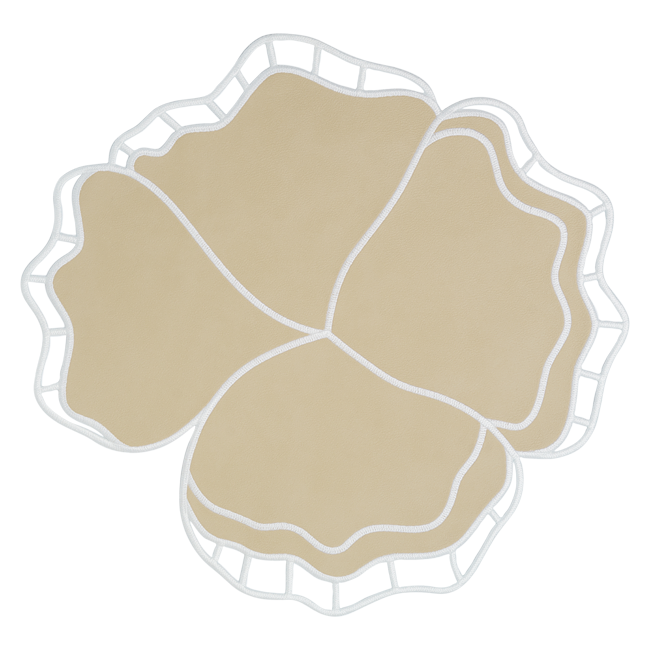 Eclipse Faux Leather Placemats, Set of 2