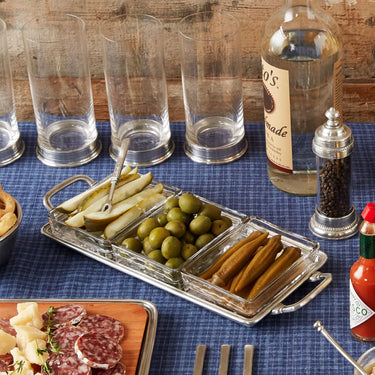 Crudité Tray with 3 Cocktail Forks