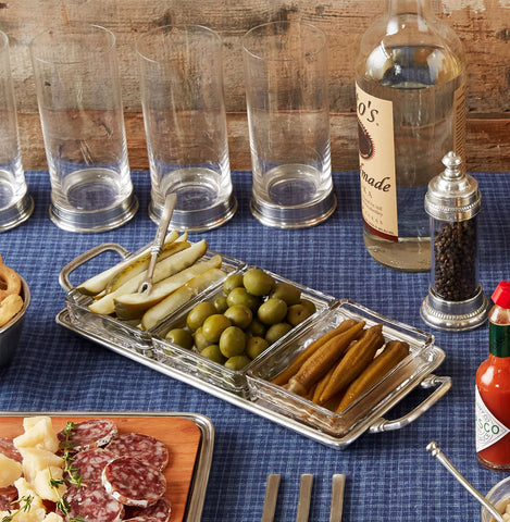 Crudité Tray with 3 Cocktail Forks