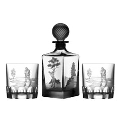 Golf Whiskey Decanter & DOF Glasses
