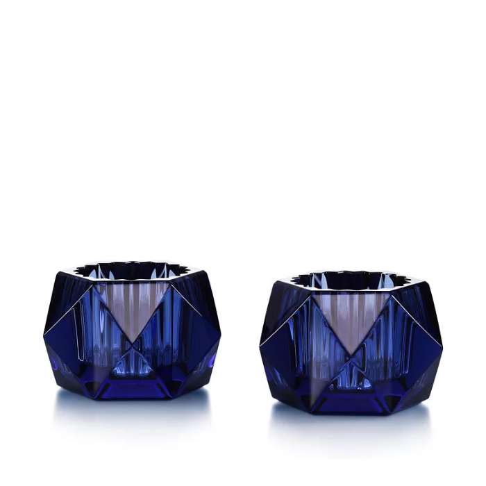 Louxor Votives, Midnight, Set of 2