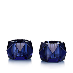 Louxor Votives, Midnight, Set of 2