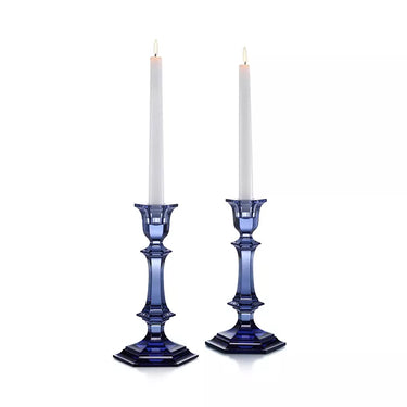 Harcourt Candle Holders, Midnight, Set of 2