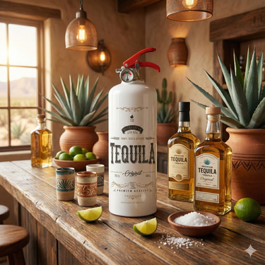 Tequila White Fire Extinguisher