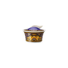 Medusa Covered Sugar Bowl, Blue