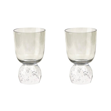 Bubble Glass Tumblers, Set of 2