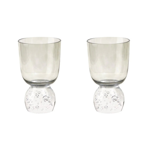 Bubble Glass Tumblers, Set of 2