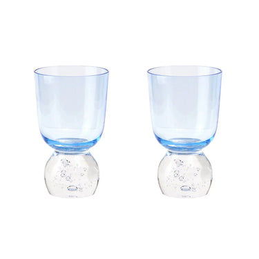 Bubble Glass Tumblers, Set of 2