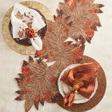 Turkey Trot Napkin Ring, Set of 4 in a Gift Box
