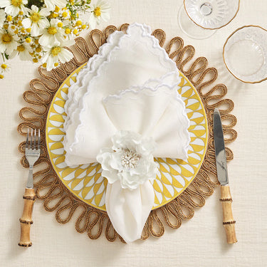 Arches Napkin, White, Set of 4