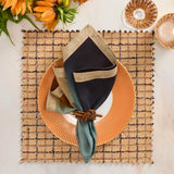 Coil Napkin Ring in Brown, Set of 4