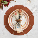 Coil Napkin Ring in Brown, Set of 4