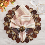 Marisol Placemat in Brown & Natural, Set of 4