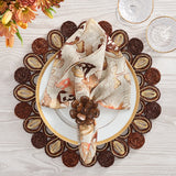 Marisol Placemat in Brown & Natural, Set of 4