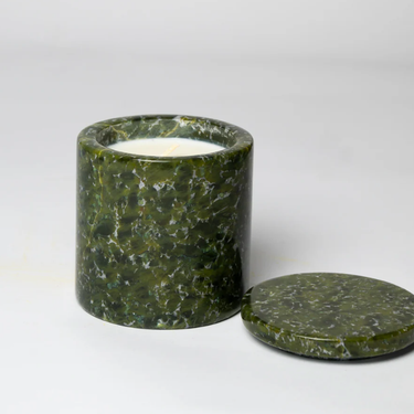 Marble Candle, Moss