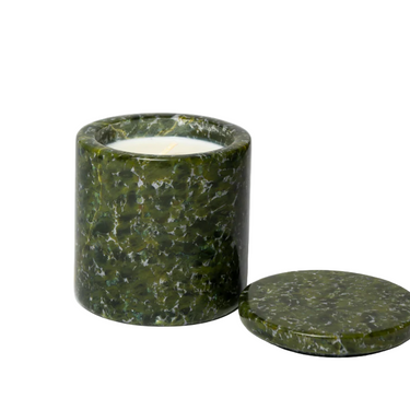 Marble Candle, Moss