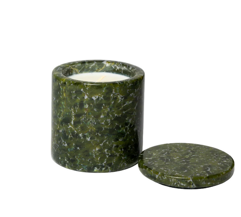 Marble Candle, Moss