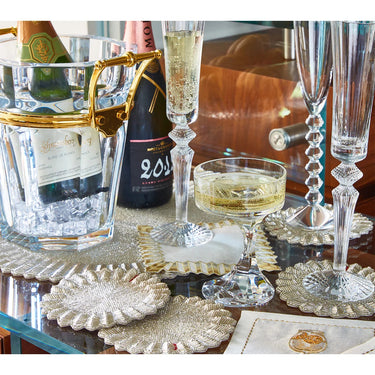 KS x Baccarat, Etoile Cocktail Napkins, Set of 6
