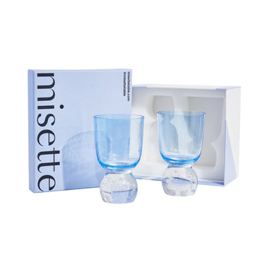 Bubble Glass Tumblers, Set of 2