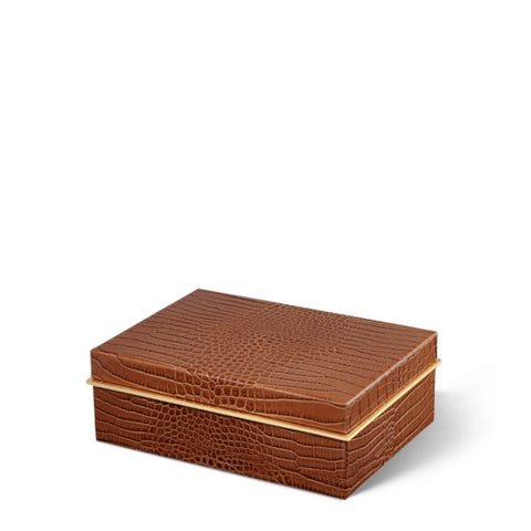 Classic Croc Leather Box