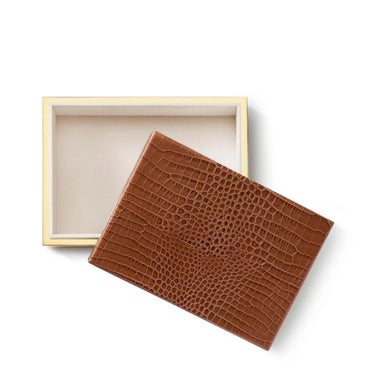 Classic Croc Leather Box