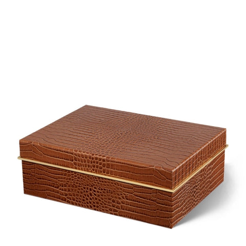 Classic Croc Leather Box