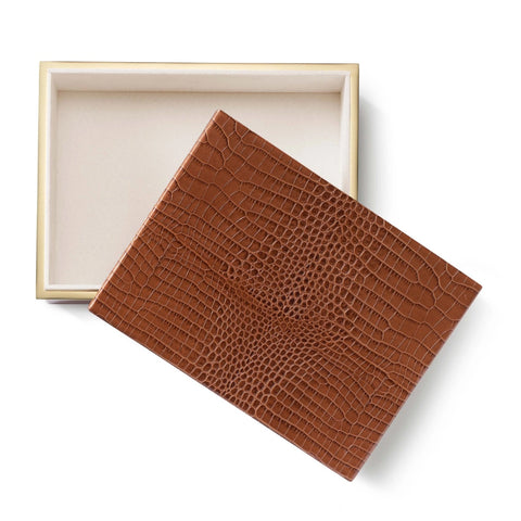 Classic Croc Leather Box