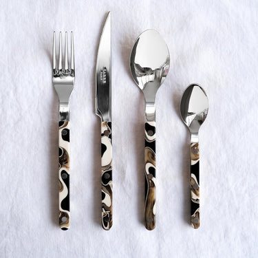 Bistrot Dune Five Piece Place Setting, Dune Black