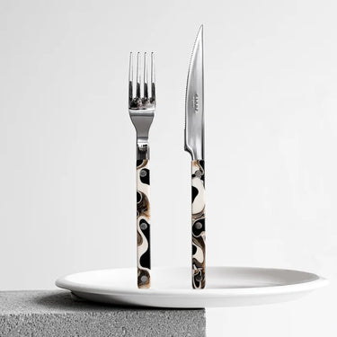 Bistrot Dune Five Piece Place Setting, Dune Black