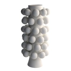 Nimbus Tall Vase, Alabaster