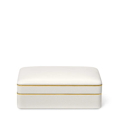 Piero Leather Large Stacked Jewelry Box, Small