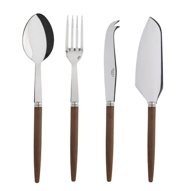 Jonc Hostess Set, 4, Dark Wood