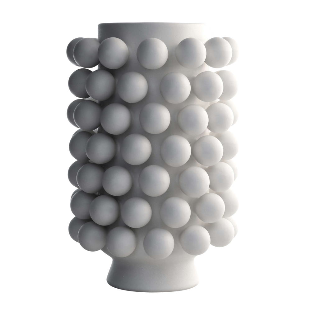 Nimbus Wide Vase, Alabaster