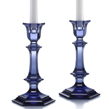 Harcourt Candle Holders, Midnight, Set of 2