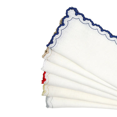 Arches Napkin, White & Natural, Set of 4