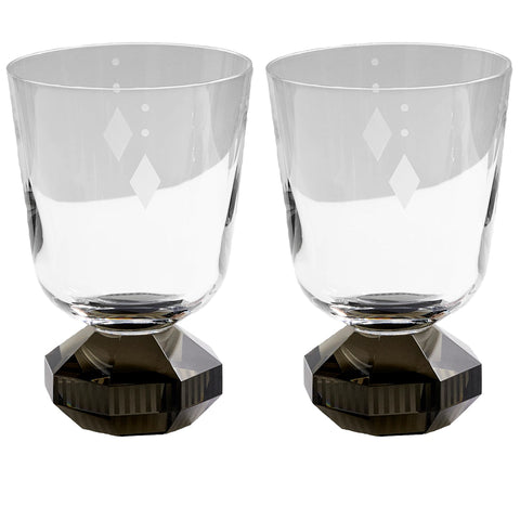 Chelsea Short Crystal Glasses, Set of 2