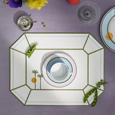 Breakfast Club Octagon Placemats, Set of 2