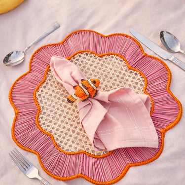 Breezy Placemat, Set of 4, Pink