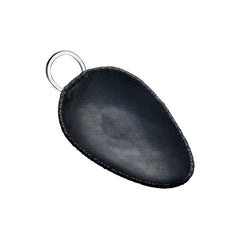 Durango Black Leather Oval Tray