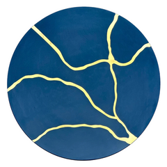 Lacquer Placemat, Crack, Ink
