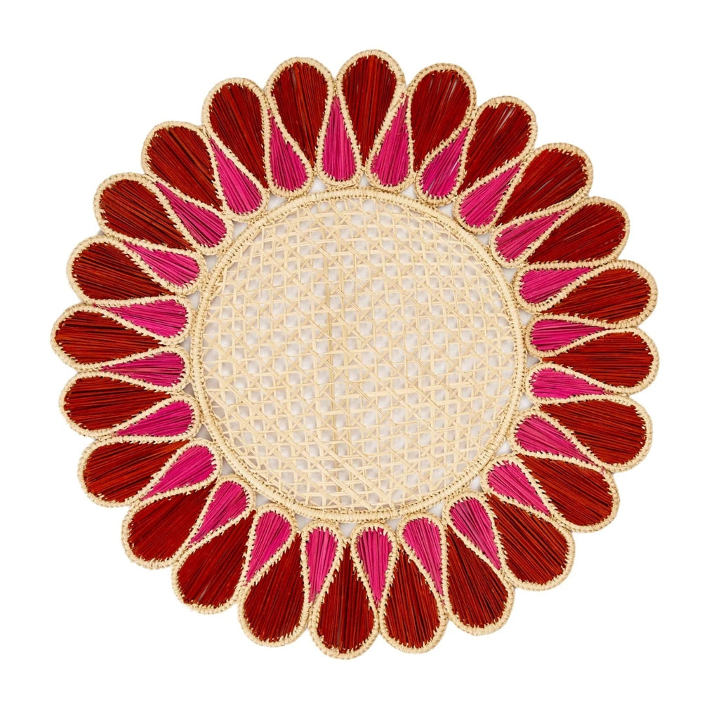 Drops Placemat, Set of 4, Terracotta