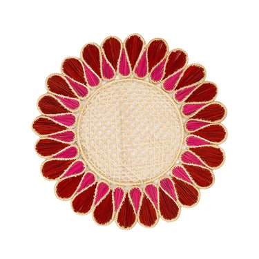 Drops Placemat, Set of 4, Terracotta